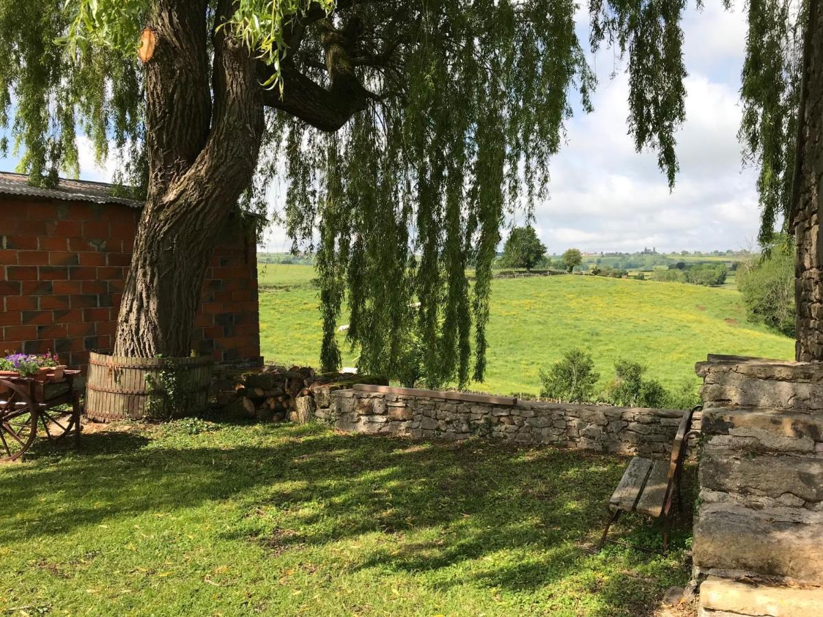 Gite Le Mur Magnifique Longere Au Bourgogne-Du-Sud Villa Oye Exterior foto